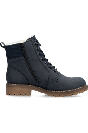 Rieker Ladies Boots Y9102-14 Navy