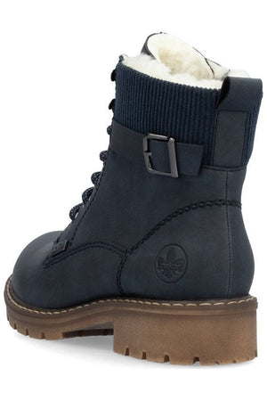 Rieker Ladies Boots Y9102-14 Navy