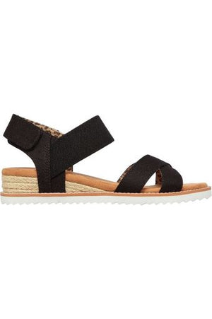 Skechers 114130 Bobs Desert Kiss sandal in Black