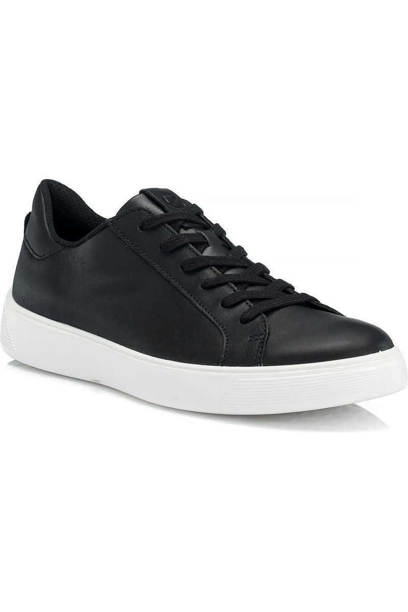 Mens leather lace fashion up sneakers