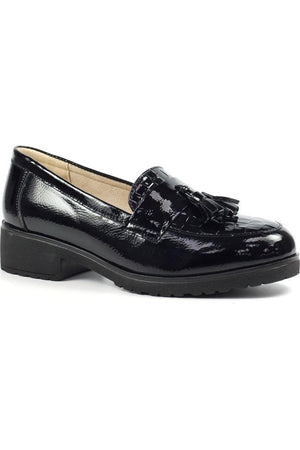 Lunar FLW002 Vivi Tassle shoe in Black