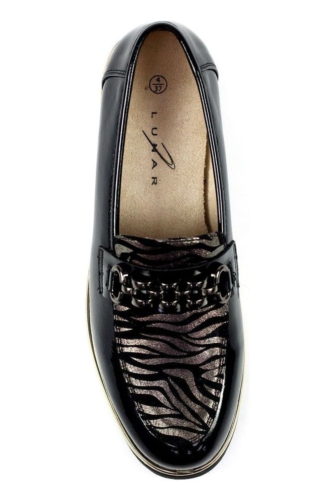 Lunar FLW001 Wade pewter animal print shoe