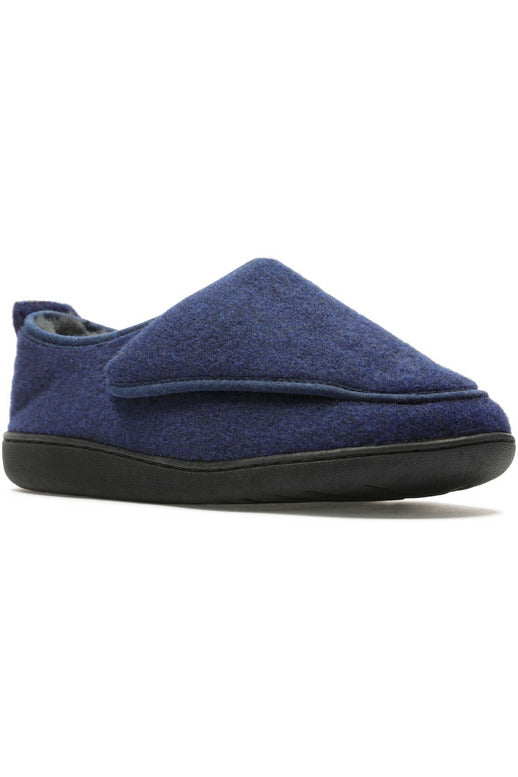 Clarks mens on sale velcro slippers