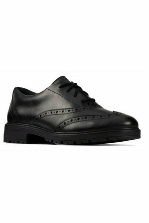 Clarks Loxham Brogue Youth black