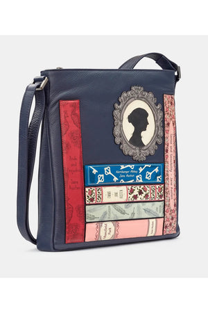 Yoshi Jane Austen Navy Bookworm Cross Body Bag