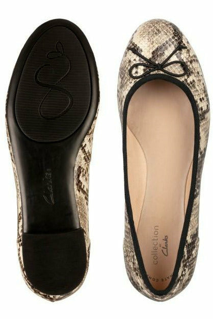 Clarks Couture Bloom grey snake