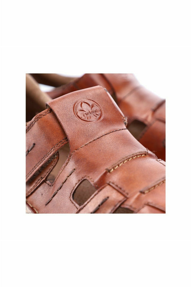 Rieker Mens Sandal 03068 24 in brown