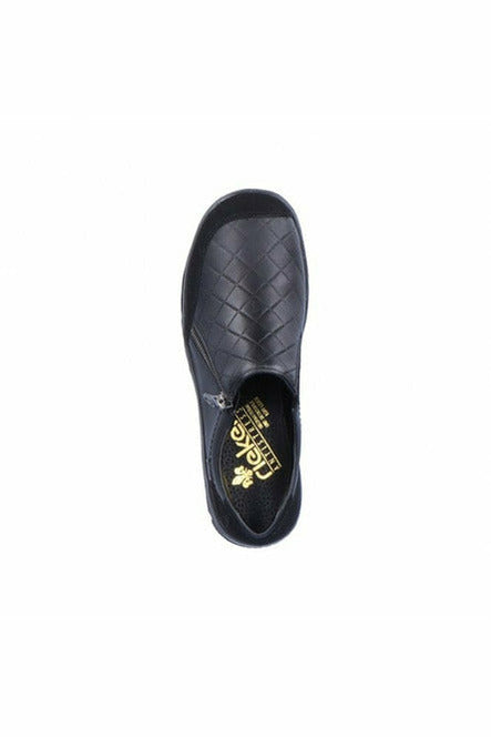 Rieker Water Resistamt Womens Shoes  L7156-00 in black