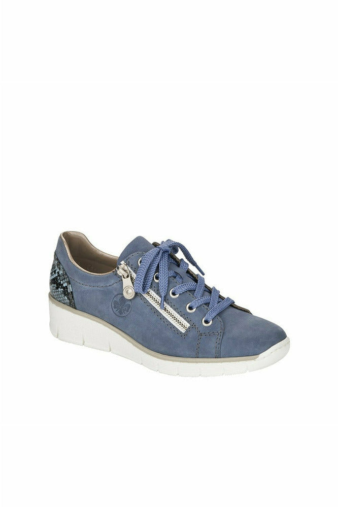 Rieker ladies shoes 53702 15 in blue
